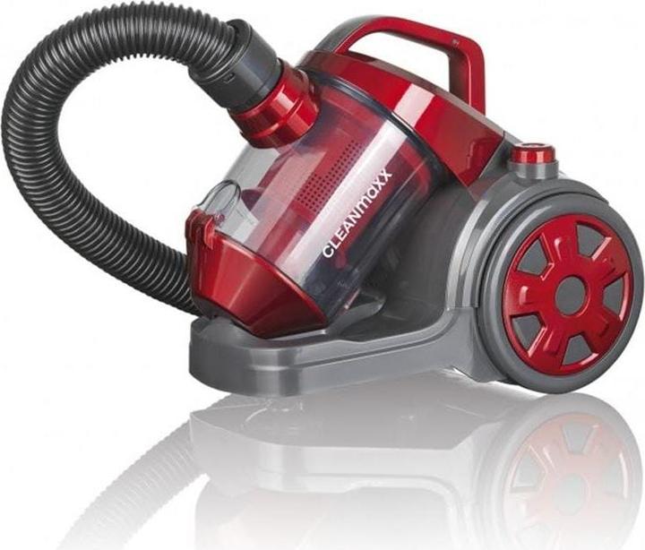 Actual product image CleanMaxx Cyclone vacuum cleaner red/grey