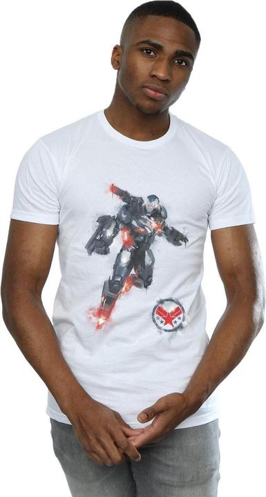 Actual product image Mens Avengers Endgame Painted War Machine T-Shirt (XL)