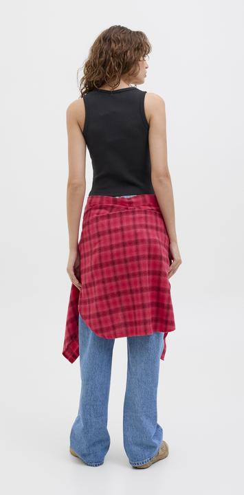 Actual product image JJXX Jxfrida Sl U-Neck Top Jrs Ln (L)