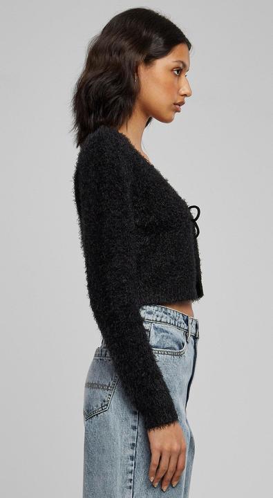 Immagine prodotto Urban Classics Cardigan da donna in piuma con cravatta - 117653 (5XL)
