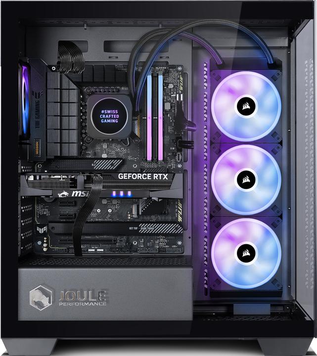 Actual product image Joule Performance High End Gaming PC RTX5070 R7 32GB 1TB L1135291 (AMD Ryzen 7 9800X3D, 32 GB, 1000 GB, GeForce RTX 5070)