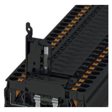 Phoenix Contact PTC 4-HESI (5X20) 3270200 Zekering doorvoer terminal 0,20 mm² 4 mm² Zwart 50 st., Kabels + Stekkers, Zwart