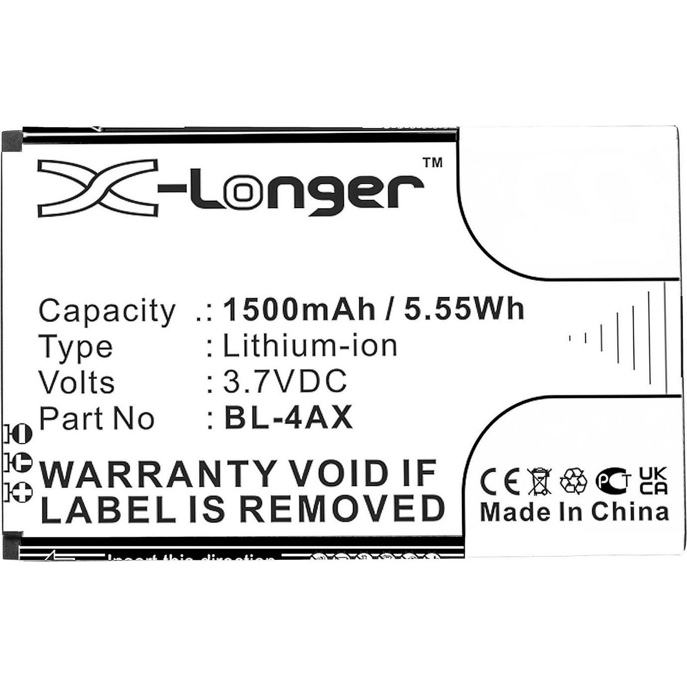 CoreParts Battery for Nokia Mobile, Smartphone Akku