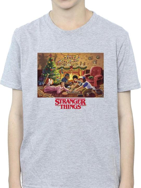 Image du produit Netflix - T-shirt STRANGER THINGS CHRISTMAS GATHERING - Garçon (152, 158)