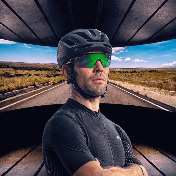 Image du produit Oakley Sphaera Lunettes de sport (Noir mat, Prizm road jade)