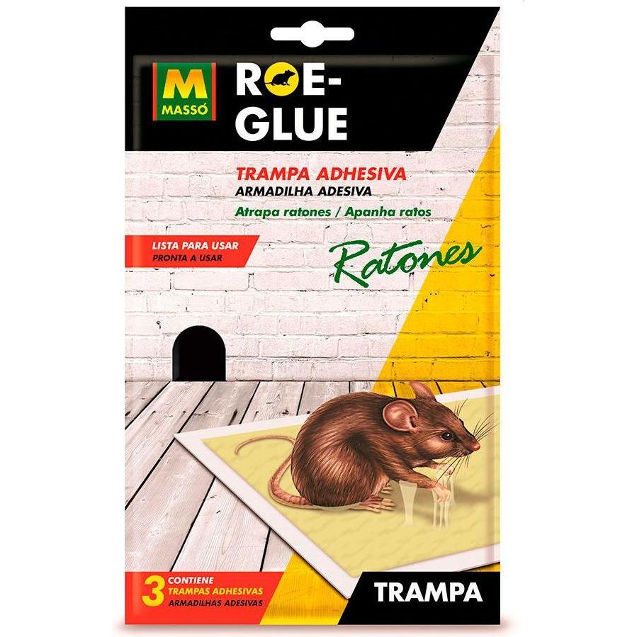 Massó, Trappola animali, Adhesive mouse trap, blister 3 uts