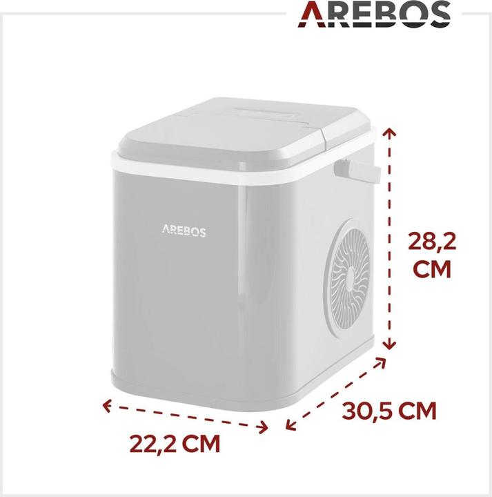 Produktbild Arebos Eiswürfelmaschine