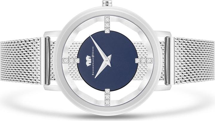 Immagine prodotto Orologio al quarzo da donna Lucrezia in acciaio inox argento - 33682 (Orologio da polso analogico, 36 mm)