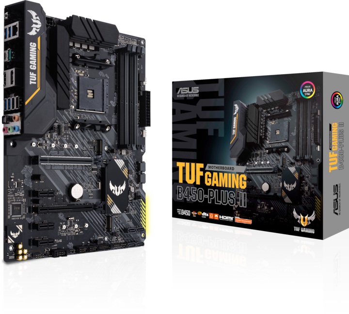 Produktbild ASUS TUF B450-PLUS GAMING II (AM4, AMD B450, ATX)