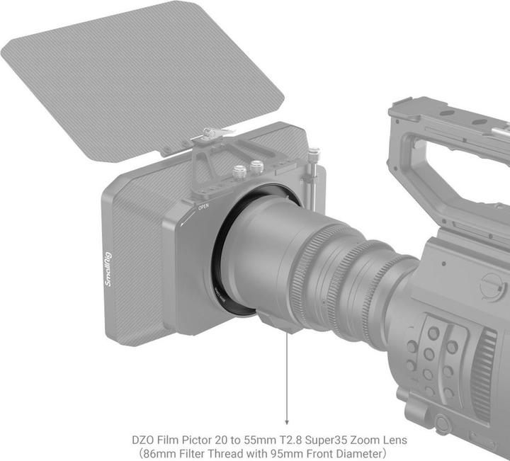 Produktbild SmallRig Screw-In Reduction Ring Set with Filter Thread (67mm/72mm/77mm/82mm/86mm-114mm) for Matte Box 2660 3