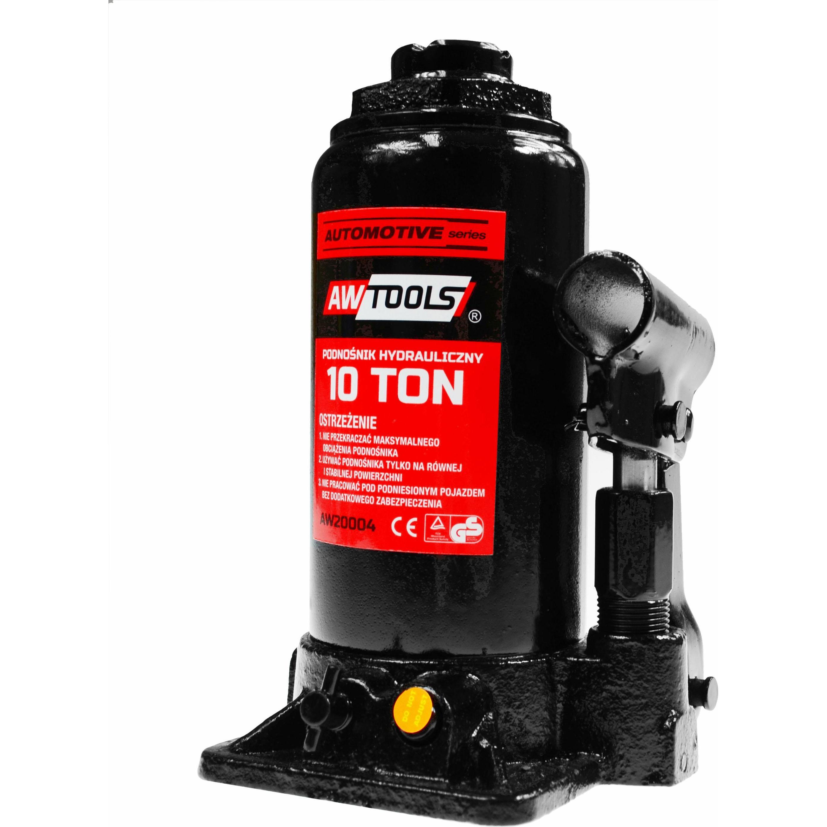 Awtools, Wagenheber, DŹWIGNIK HYDRAULICZNY TŁOKOWY / SŁUPKOWY 10 TON 200 - 400mm