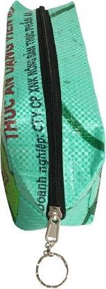 Produktbild Bekos Upcycling – Schreibzeug-Etui aus recycelten Futtersäcke Frosch grün