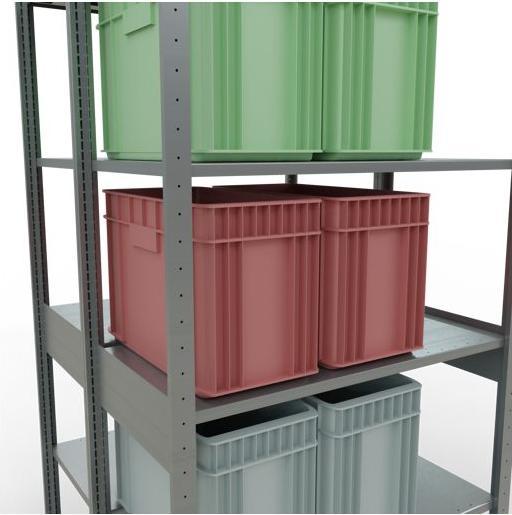 Actual product image Schulte Lagertechnik Double basic shelf MULTIplus150