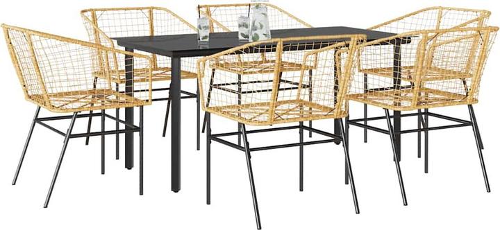 Actual product image vidaXL Garden dining set (160 cm)