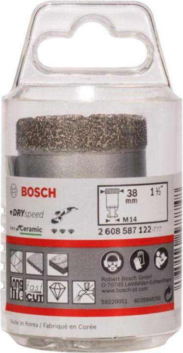 Produktbild Bosch Professional Zubehör PRO Core Cutter dry, 38 x 35 x 22,23 mm (38 mm)