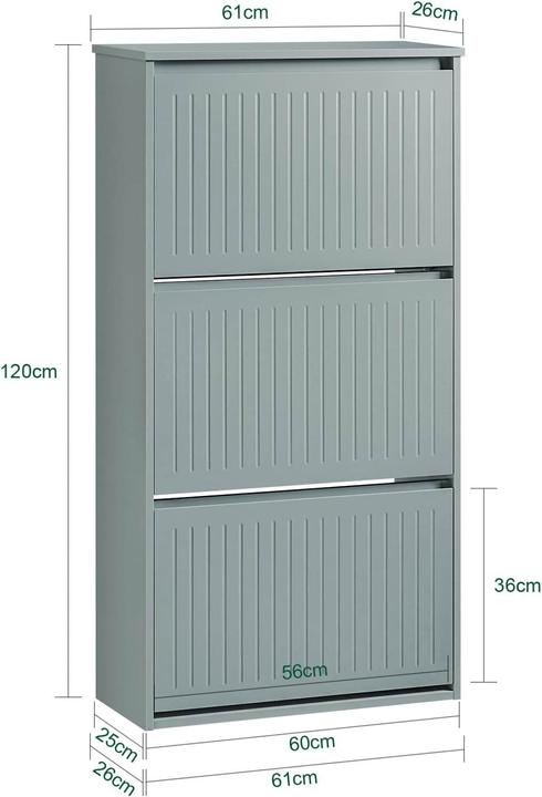Produktbild SoBuy Trey (62 x 120 x 26 cm)