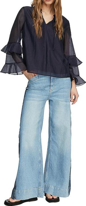 Immagine prodotto Comma Bluse Feminine Lyocell-Voile-Bluse mit Trompetenärmeln (46)