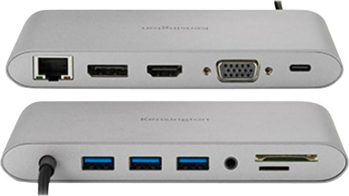 Productafbeelding Kensington UH1440p Mobiel USB-C 8-in-1 Docking Station (USB-C, 3 Havens)