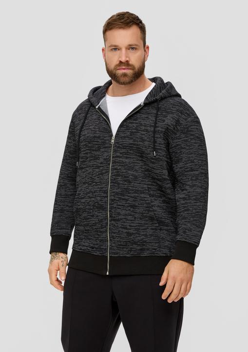 Produktbild s.Oliver Sweatshirt Jacke Sweatjacke mit Kapuze (XXL)