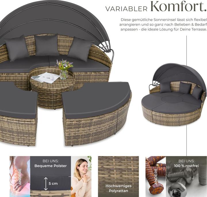 Actual product image tectake Santorin