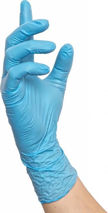 Immagine prodotto Nitras Guanto monouso SUPREME NITRILE taglia M blu nitrile EN ISO 374 categoria III DPI (M)