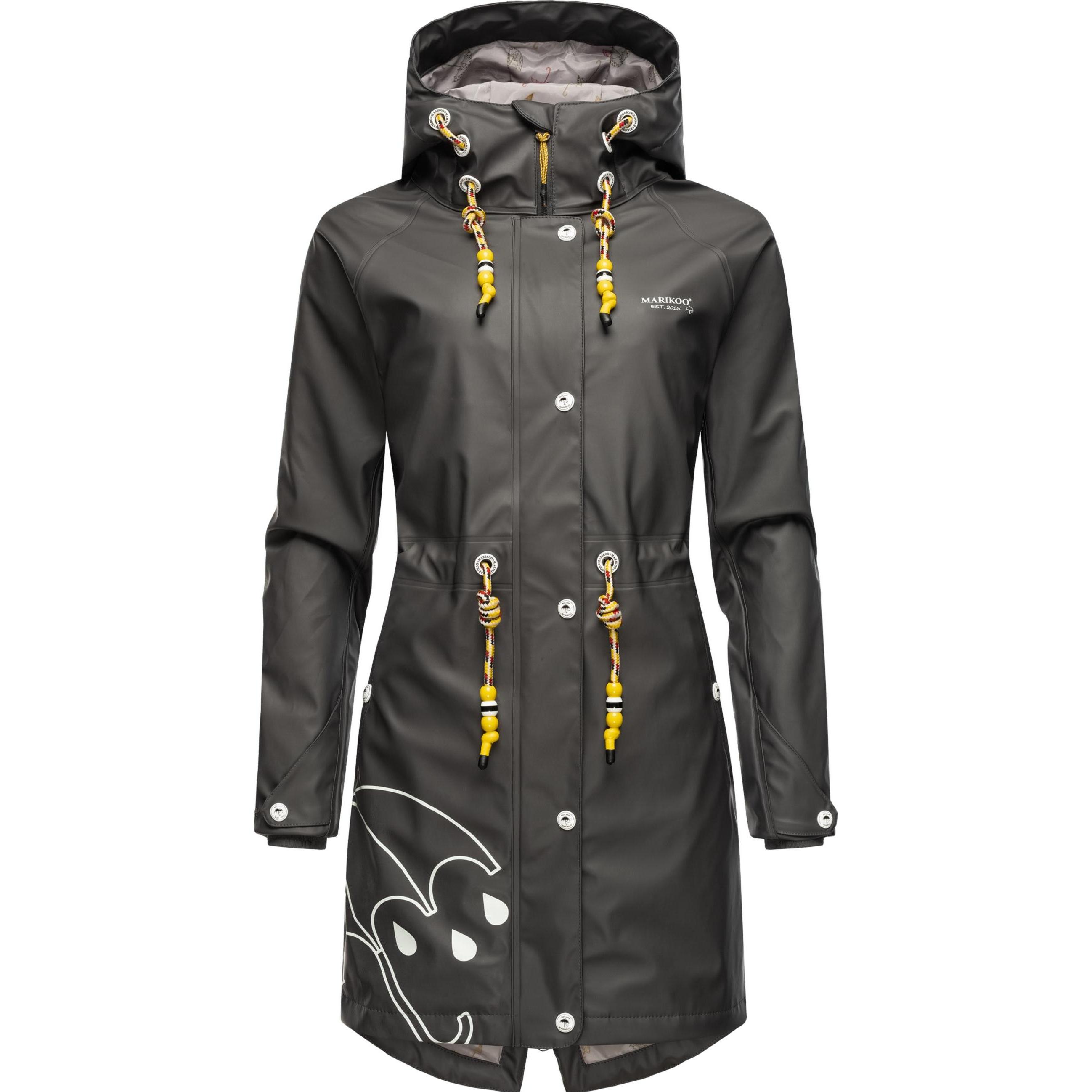 Marikoo, Damen, Jacke, Dancing Umbrella (S), Grau, S