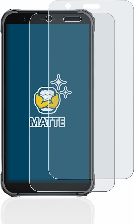 Actual product image BROTECT Anti-glare screen protector matt (2 Piece, Blackview BV4900 Pro)