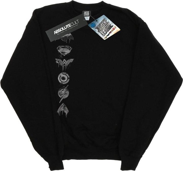 Produktbild Justice League Movie Sprayed Emblems Sweatshirt Jungen (140, 146)