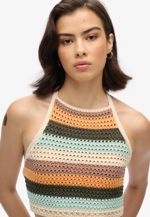 Produktbild Superdry Kurzes Häkeloberteil mit Nackenträger (10XL)