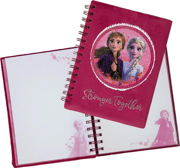 Actual product image Disney Frozen 2 Spiral notebook A5 (A5, Plain, Hardcover)