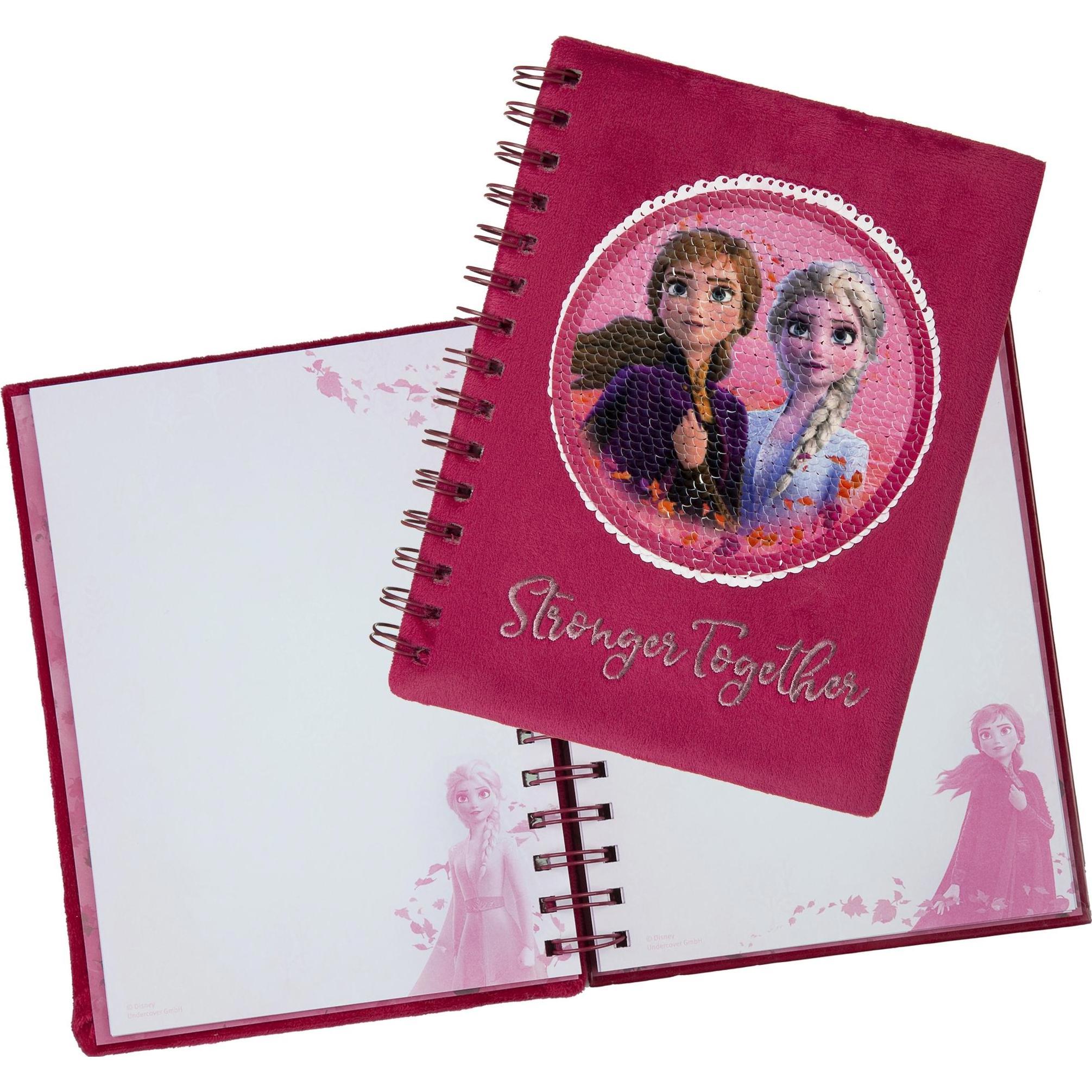 Thumbnail - Disney Frozen, Heft + Block, 2 Spiralnotizbuch A5 (A5, Blanko, Harter Einband)