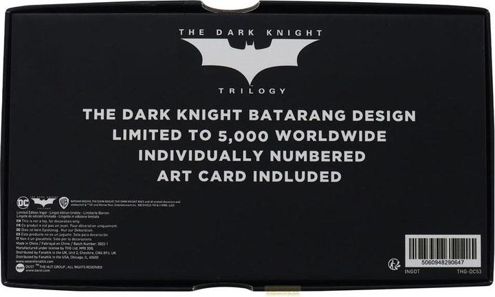 Produktbild Fanattik The Dark Knight Batman Batarang Limited Edition