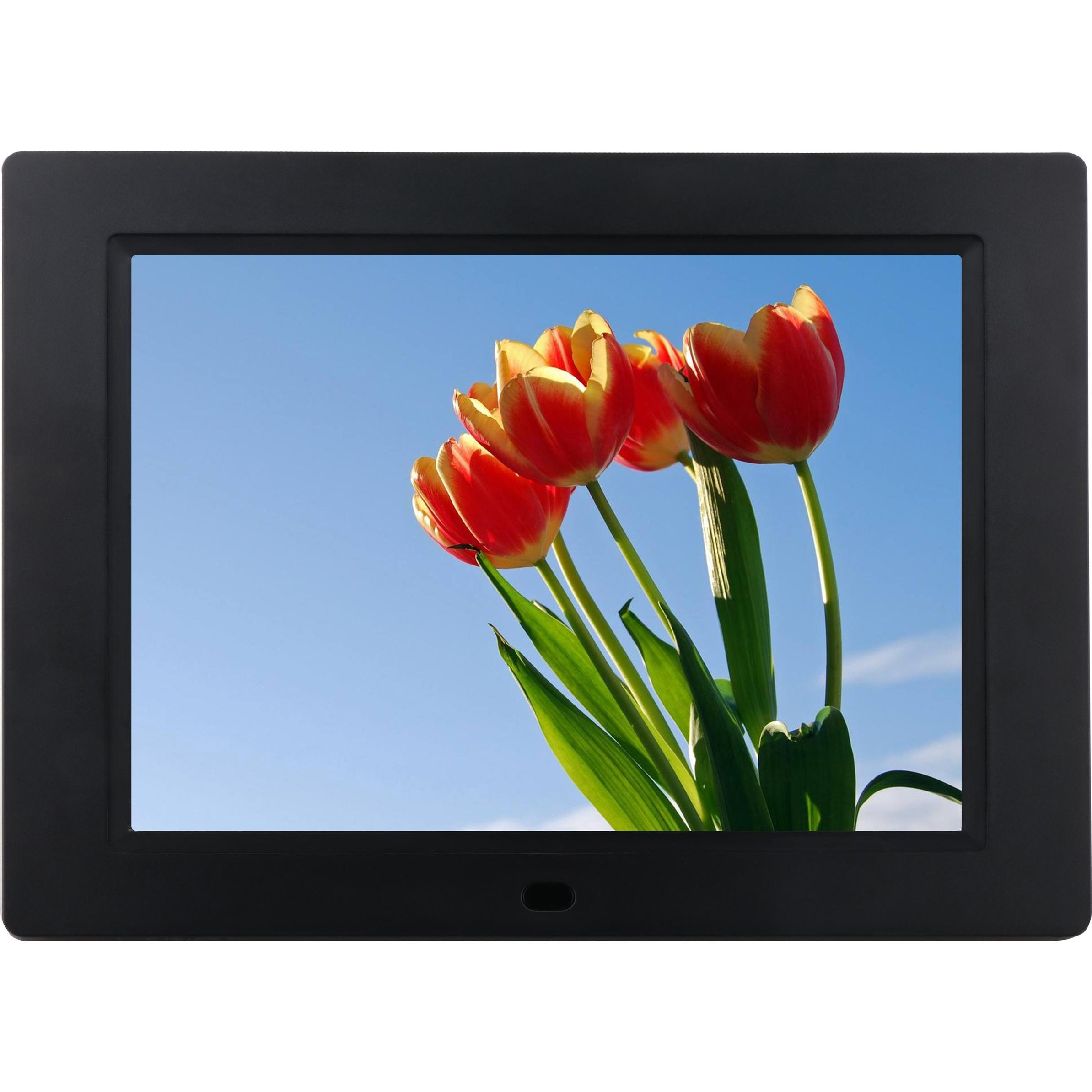 Braun Photo DigiFrame 857 (8", 1024 x 768 Pixel), Digitaler Bilderrahmen, Schwarz