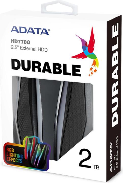 Actual product image Adata HD770G 1 TB Black (2 TB)