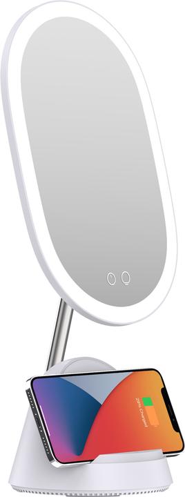 Actual product image Enne Interior Glow & Charge Makeup Mirror with LED Light and Wireless Charging