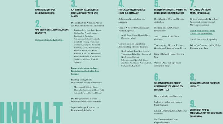 Nährwerte und Zutaten Genrich:Selbstversorgung im Winter (Deutsch, Til Genrich, 2024)