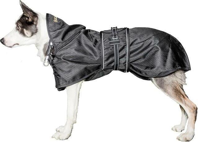 Produktbild Back on Track Dog rain jacket with lining 43 - (734004110985) (Hundemantel)