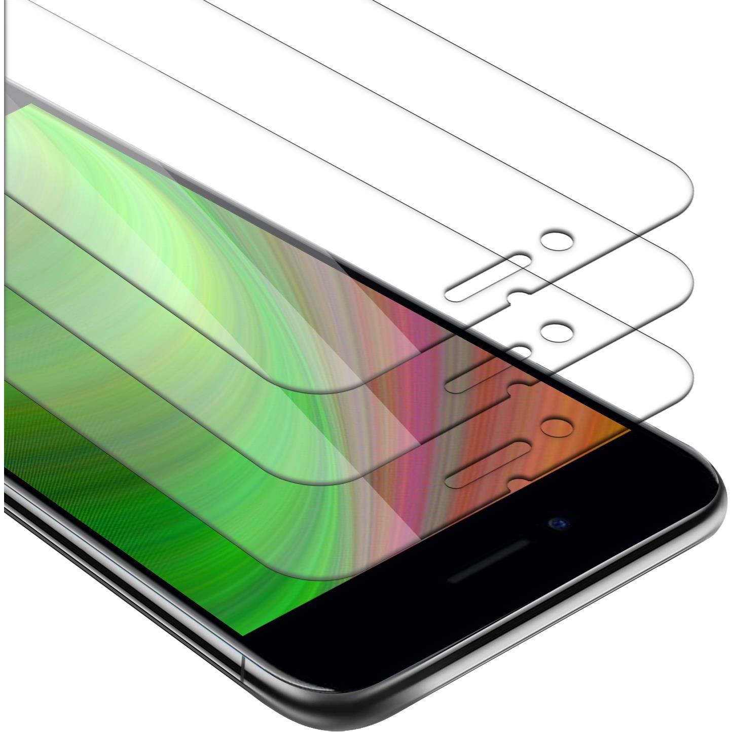 Thumbnail - Cadorabo Displayschutzglas mit Einbauhilfe (3 Stück, Apple iPhone 6), Smartphone Schutzfolie, Transparent