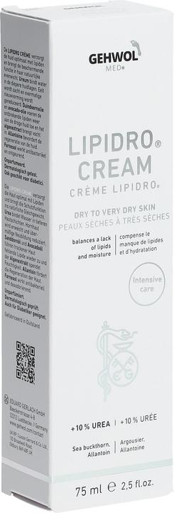 Produktbild Gehwol Lipidro-Creme (Fusscrème & Fussgel, 75 ml)