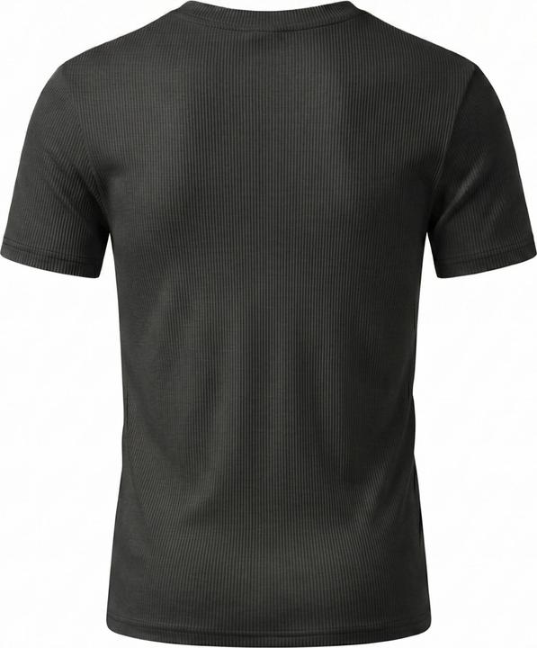 Produktbild Urban Classics Fitted Strech Rib Tee black M (M)