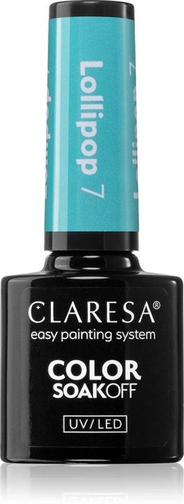 Image du produit Claresa 7 Lollipop Vernis à ongles UV 5ml (Bleu, Vernis semi-permanent)