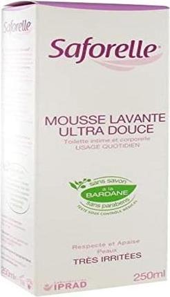 Image du produit Saforelle Mousse Nettoyante Ultra Douce 250ml (Mousse nettoyante, 250 ml)