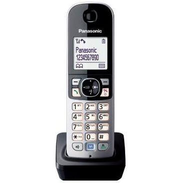 Panasonic Festnetztelefon KX-TGA681 FXB ( schwarze Farbe ), Telefon, Schwarz