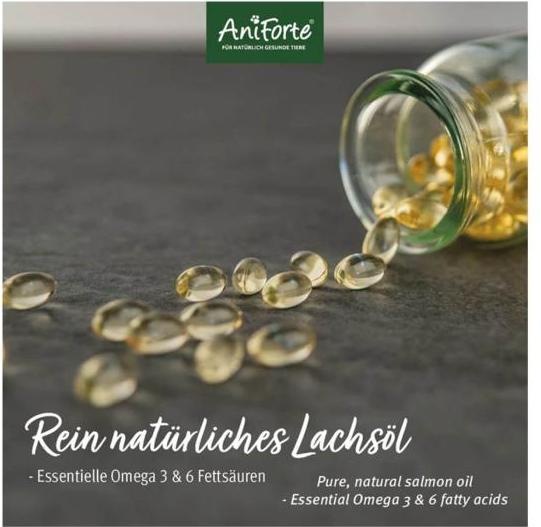 Produktbild AniForte Lachsöl Kapseln (Adult, 1 Stk., 0.50 g)
