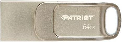 Image du produit Patriot FLASHDRIVE Tab T560 64GB Dual USB 120MB/s (64 Go, USB-A, USB-C)