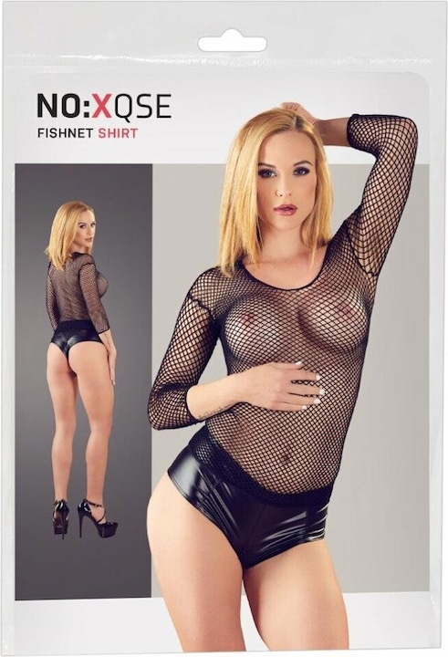 Mandy Mystery Tee-shirt en filet (Taille unique)