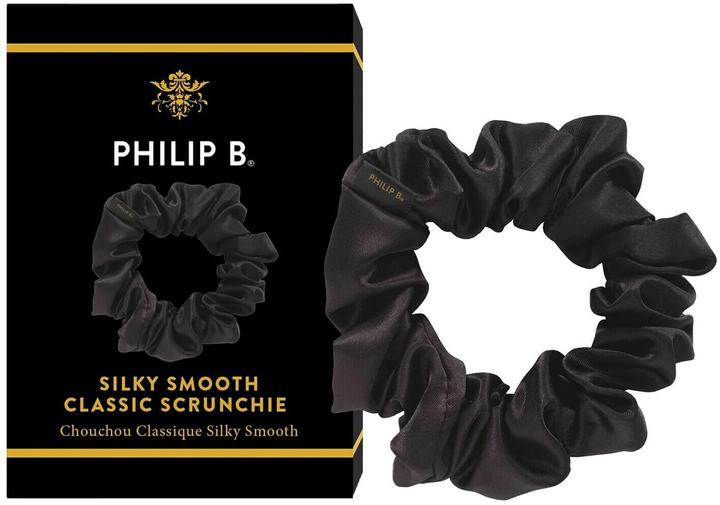 Produktbild Philip B. - Classic Black Scrunchie (Haargummi)