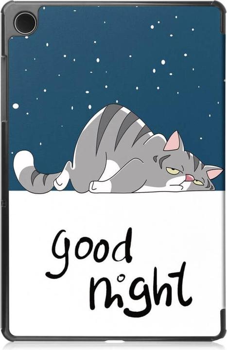 Actual product image Cover-Discount Galaxy Tab A9 - Tri-fold Smart Case Good Night (Galaxy Tab A9)