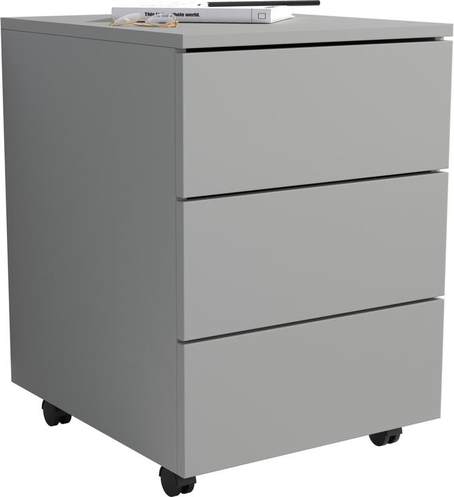 Produktbild VCM my office Dalosa Rollcontainer grau 3 Auszüge 39,0 x 45,0 x 55,0 cm (39 x 45 x 55 cm)