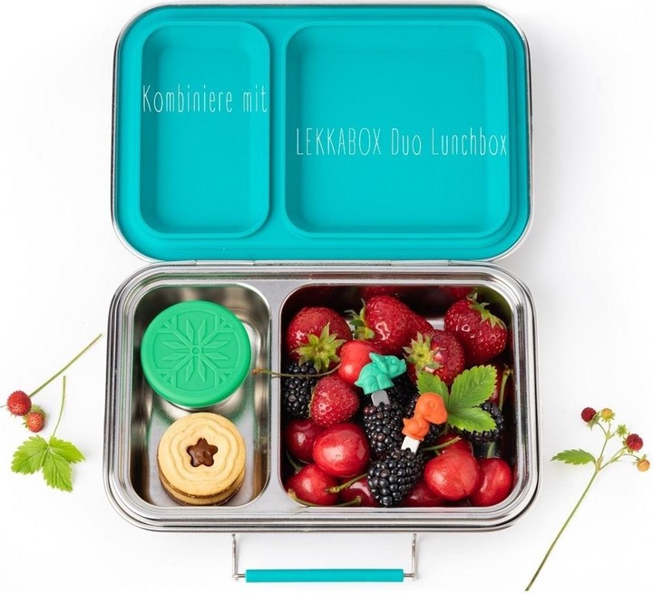 Produktbild Lekkabox Edelstahl Piekser 4er Set, Dino